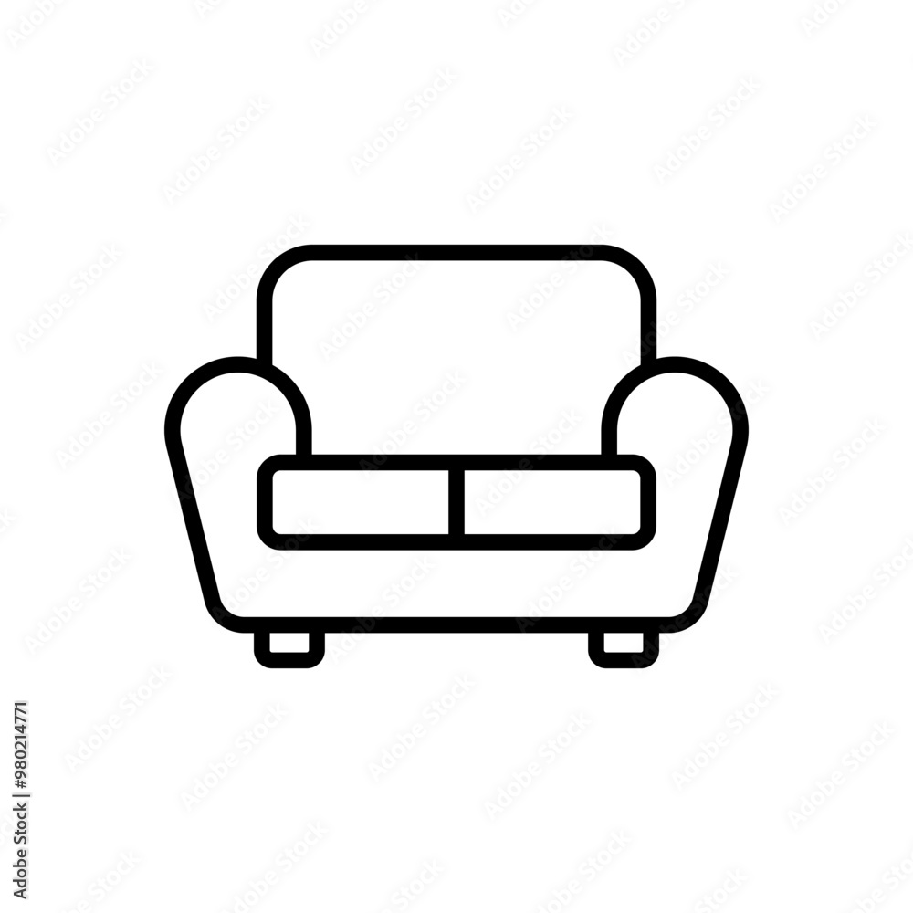 Sofa furniture icon vector design templates simple and modern Sofa furniture icon vector design templates simple and modern
