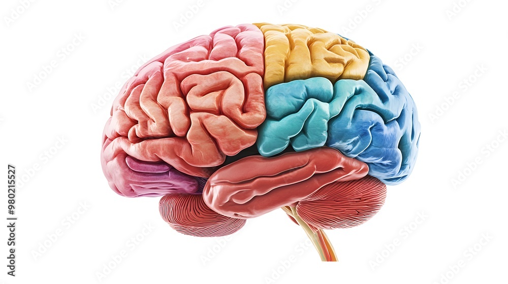 88. Infographic of the major brain regions involved in sensory perception 88. Infographic of the major brain regions involved in sensory perception