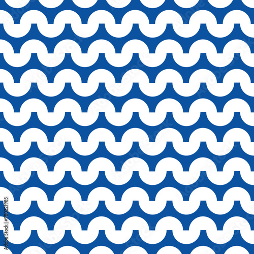 seamless pattern with waves