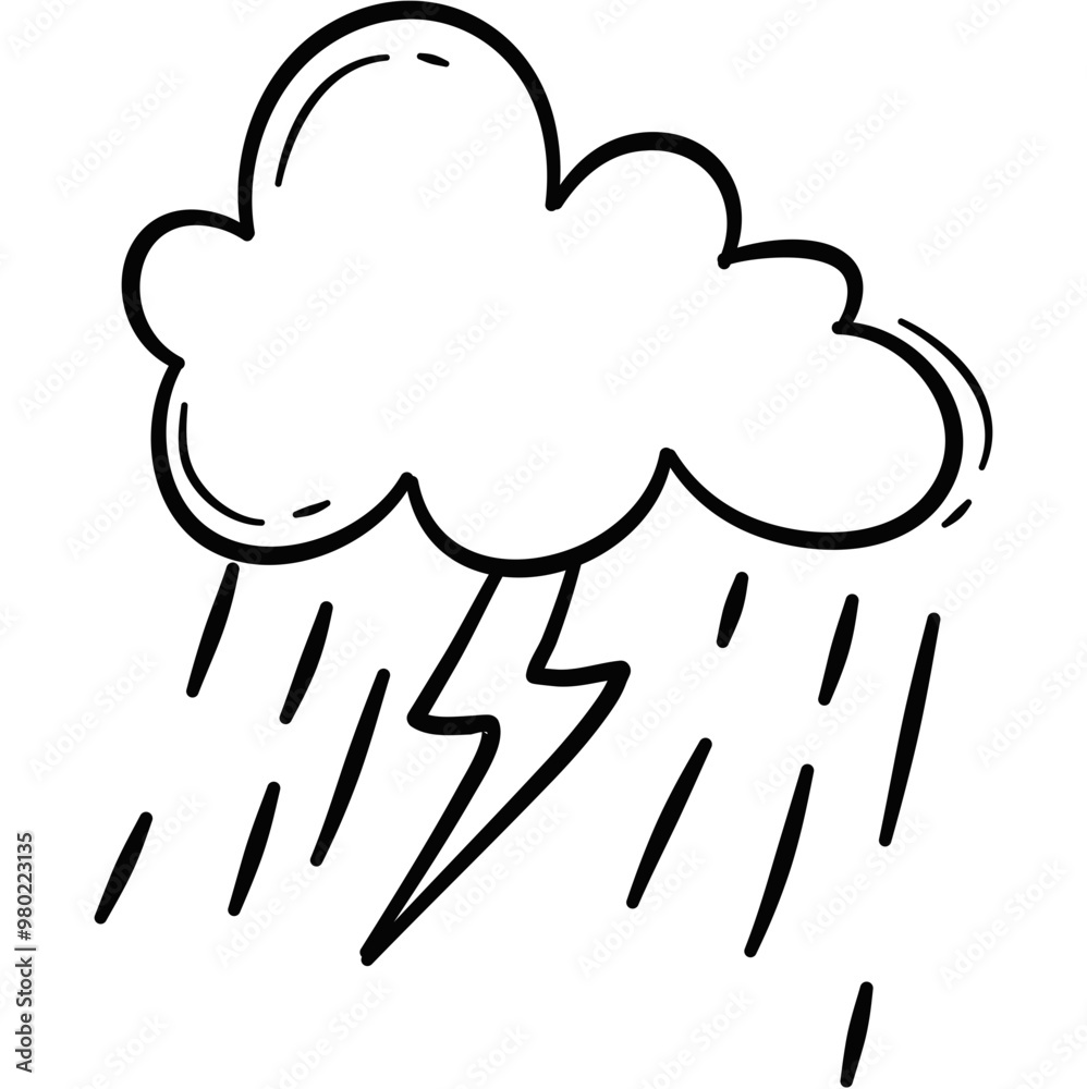 Rain Cloud Doodle Rain Cloud Doodle