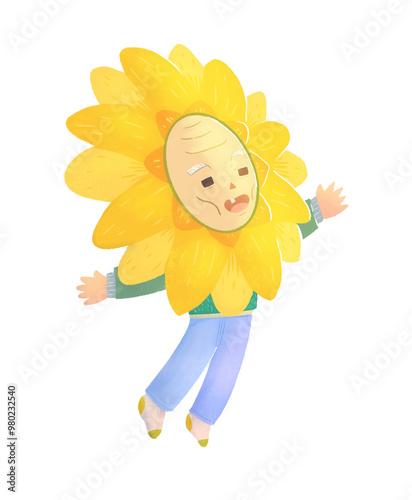 sunflower man