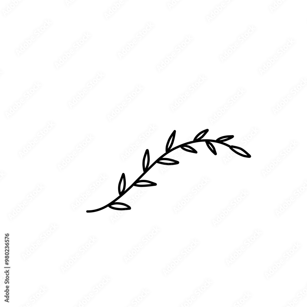 Obraz premium Hand Drawn Vine Doodle 