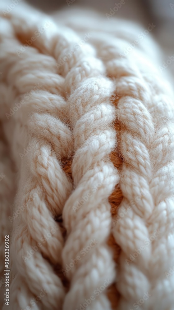 closeup of intricately knitted wool texture rich warm tones of beige and gray create cozy tactile patterns soft focus highlights fuzzy fibers and intricate stitching closeup of intricately knitted wool texture rich warm tones of beige and gray create cozy tactile patterns soft focus highlights fuzzy fibers and intricate stitching