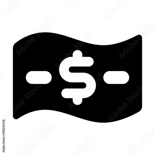 Money Wave Dollar Icon