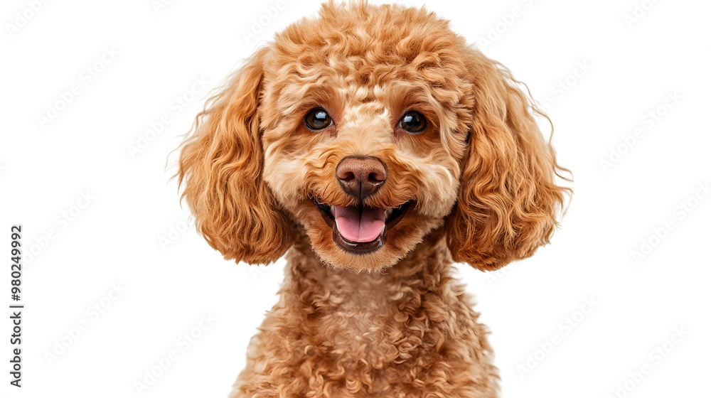 A cheerful poodle with curly fur, perfect for showcasing pet personalities and creating heartwarming connections. A cheerful poodle with curly fur, perfect for showcasing pet personalities and creating heartwarming connections.
