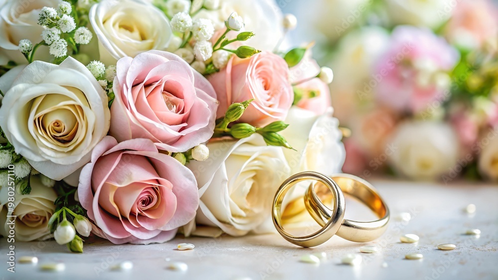 wedding rings and roses wedding rings and roses