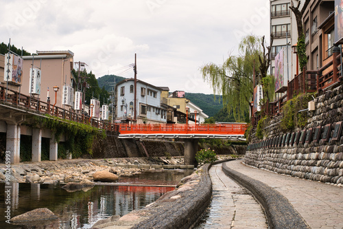 湯村温泉　風景素材