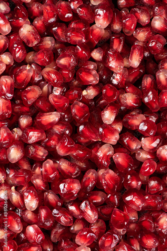 close up of pomegranate seeds texture background. close up of pomegranate seeds texture background.