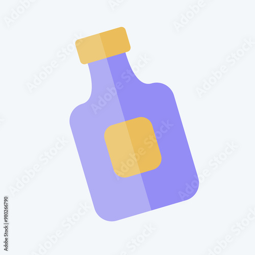 Icon Mouth Wash. related to Hygiene symbol. flat style. simple design illustration