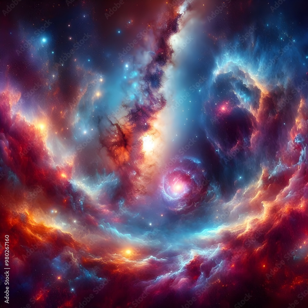 Naklejka premium space of space