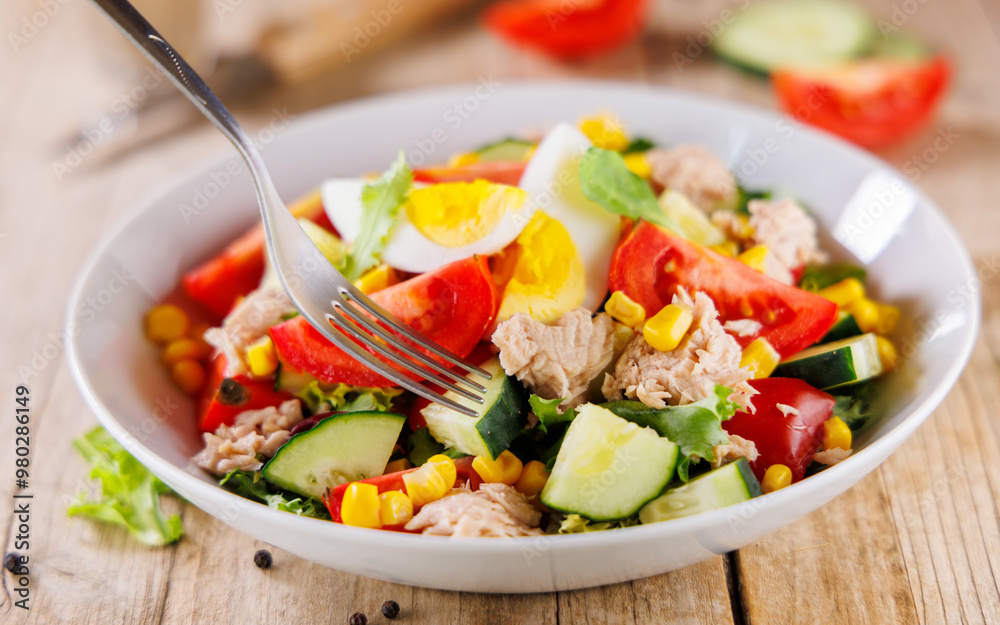 Bowl of Mixed Salad – Healthy Eating and Balanced Nutrition Bowl of Mixed Salad – Healthy Eating and Balanced Nutrition