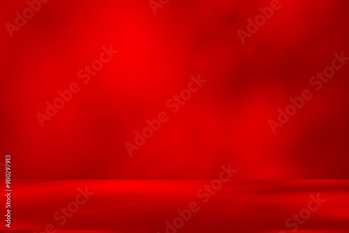 all interior background, studio and backdrops show products.with shadow from window color Red background for text insertion and presentation product