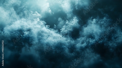 Abstract gray smoke patterns forming complex, delicate swirling textures