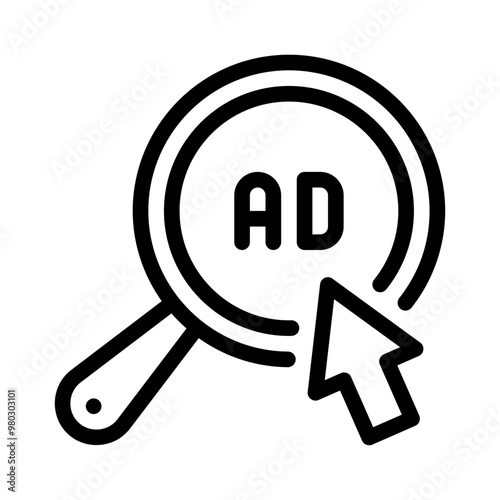SEM line icon