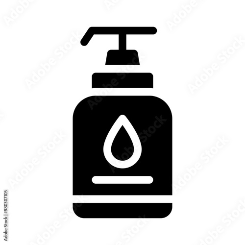 shampoo glyph icon