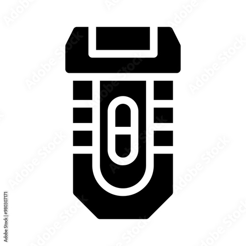 beard trimmer glyph icon