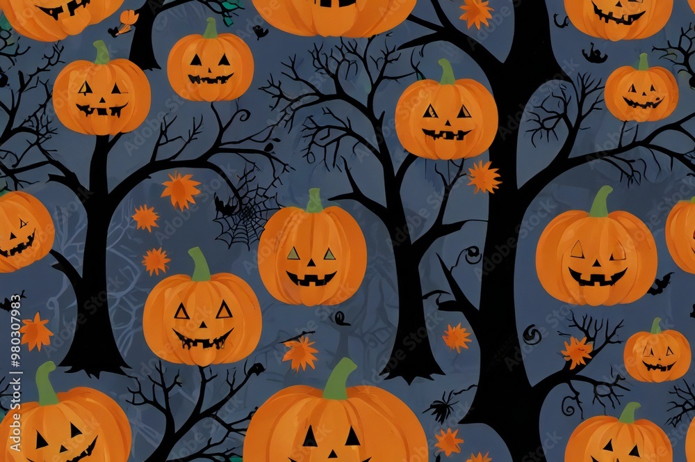 halloween seamless background halloween seamless background