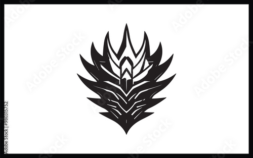Coat of arms flat logo