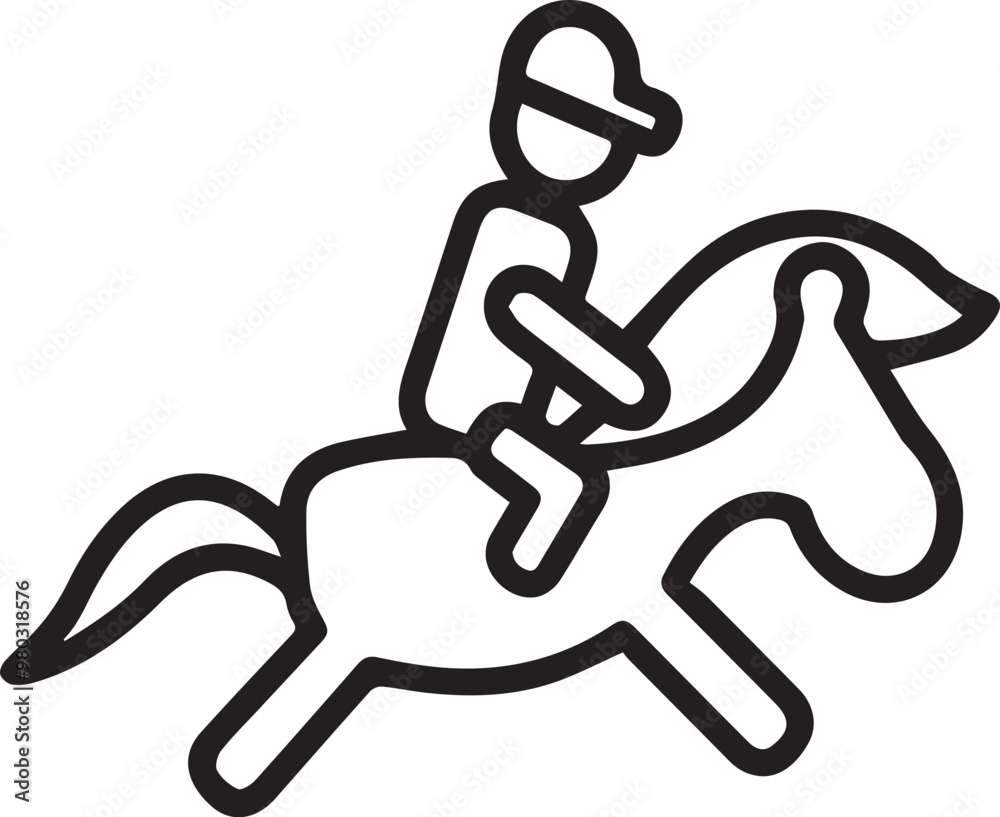 Horse icon symbol vector image Illustration
Horse icon symbol vector image Illustration