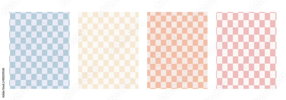 Distorted seamless checkered pattern. Trendy 70's style. vector background with a pattern like a checkerboard. Retro backgrounds. groovy. Distorted seamless checkered pattern. Trendy 70's style. vector background with a pattern like a checkerboard. Retro backgrounds. groovy.