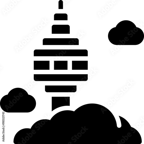 Seoul tower icon