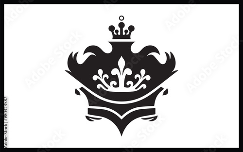 Coat of arms flat logo