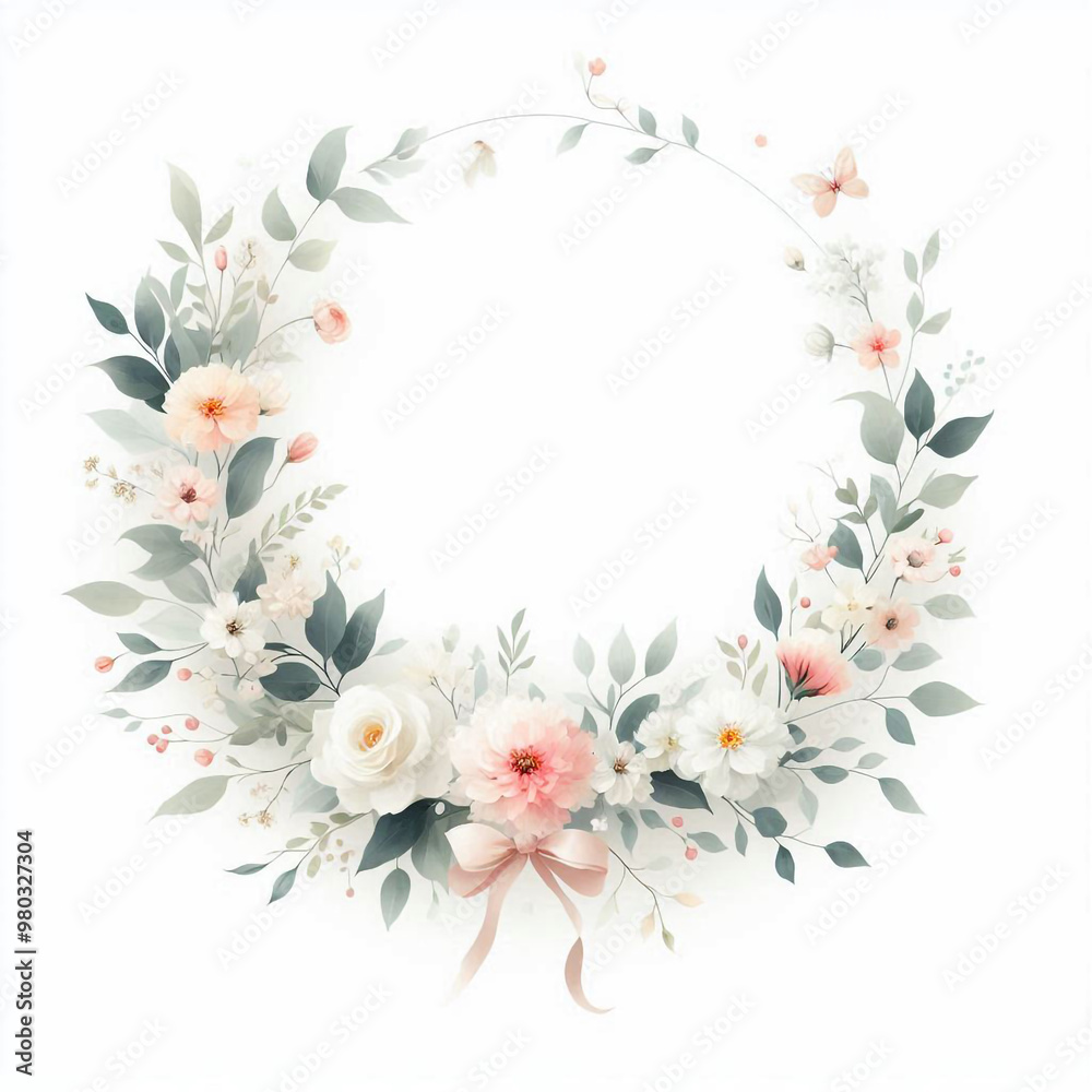 Floral Invitation Template for Your Wedding
