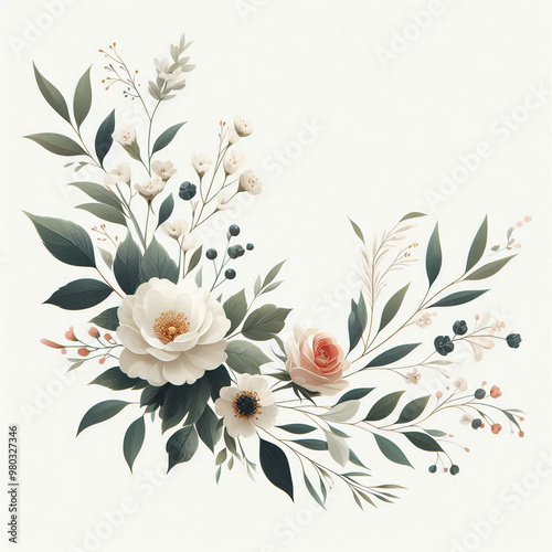 Floral Invitation Template for Your Wedding
