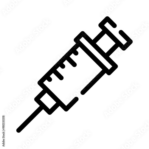syringe line icon