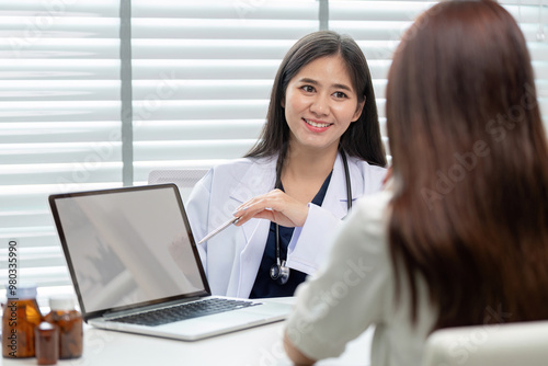 Doctor Using Digital Tools to Explain Treatment Plans to Patient