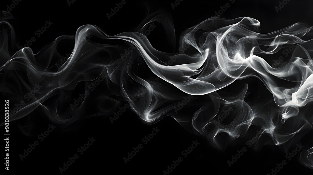 Abstract smoke-like lines swirling in intricate patterns, grayscale palette, mysterious atmosphere, seamless repetition, minimalistic design, fine lines, digital illustration Abstract smoke-like lines swirling in intricate patterns, grayscale palette, mysterious atmosphere, seamless repetition, minimalistic design, fine lines, digital illustration