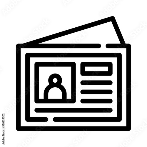 citizenship line icon