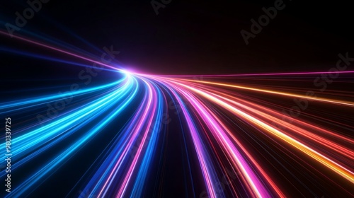 Cutting-edge optical fiber technology enabling rapid data transfer.
