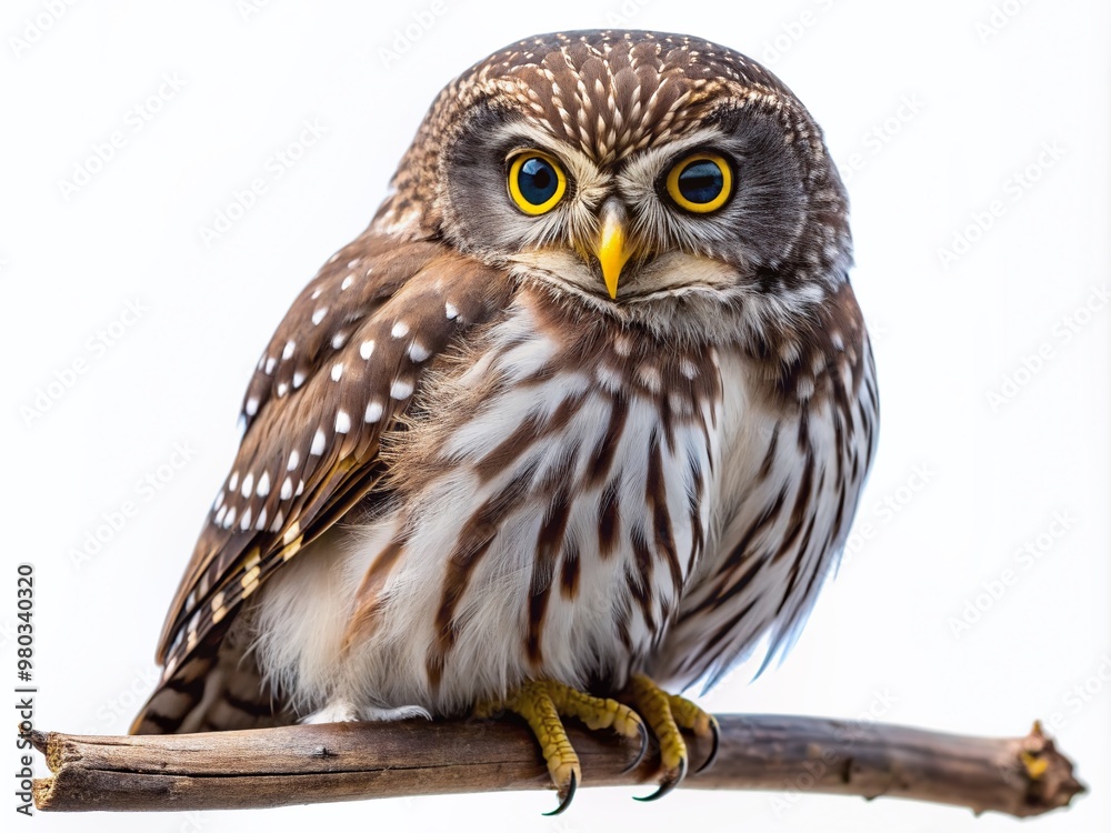 Fototapeta premium northern pygmy owl isolated on transparent background, png