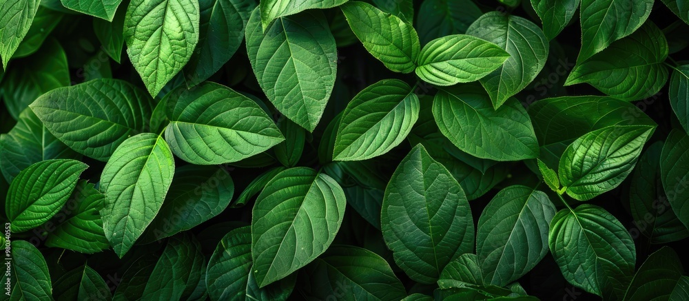 Natural Green Leaves Created Natural Green Leaves Created