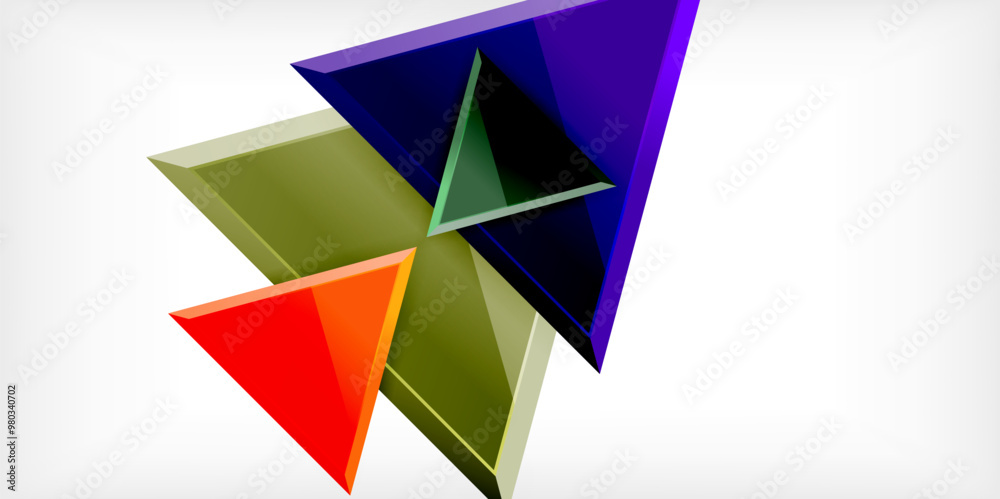 Triangle glass shapes geometric abstract background. Vector Illustration For Wallpaper, Banner, Background, Card, Book Illustration, landing page Triangle glass shapes geometric abstract background. Vector Illustration For Wallpaper, Banner, Background, Card, Book Illustration, landing page