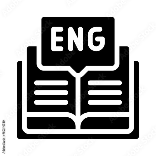 language glyph icon