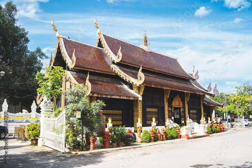 Golden Wat Chiang Man Thailand Temple
