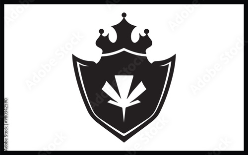 Coat of arms flat logo