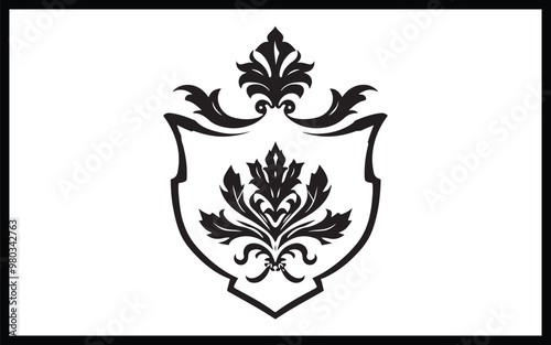 Coat of arms flat logo