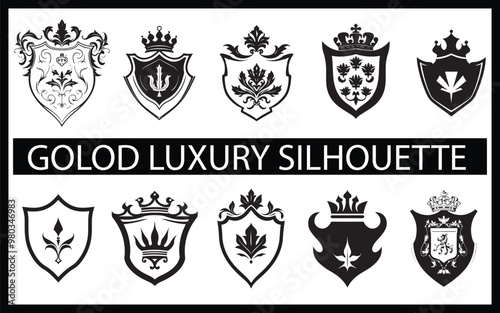 Coat of arms flat logo