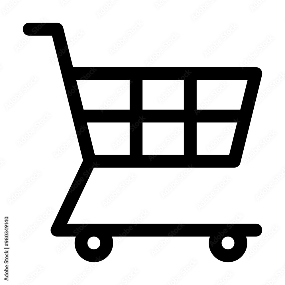 Cart Line Icon Vector Cart Line Icon Vector