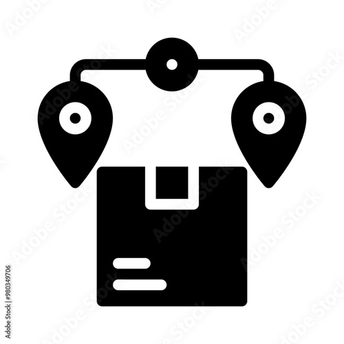 customs glyph icon