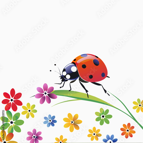 ladybug on flower