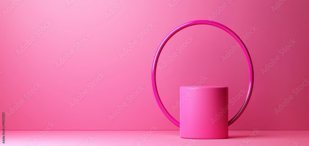 Geometric shapes used in the arch backdrop for a modern event decoration aesthetic Geometric shapes used in the arch backdrop for a modern event decoration aesthetic
