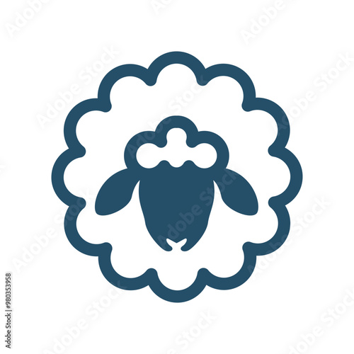 Wallpaper Mural Sheep icon logo design Torontodigital.ca
