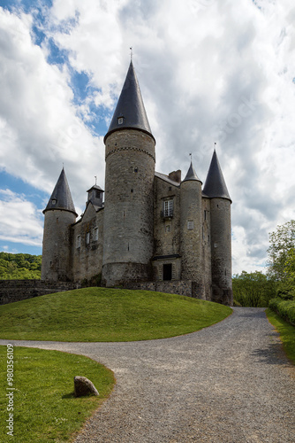 Castle in tn the Dimanche, Belgium.