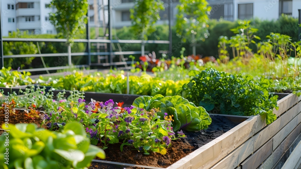 Sustainable Urban Rooftop Farm with Raised Beds and Rainwater Harvesting System Sustainable Urban Rooftop Farm with Raised Beds and Rainwater Harvesting System