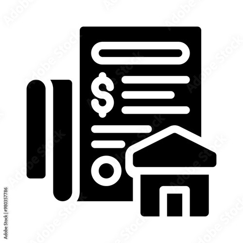 loan glyph icon