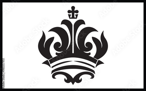 Coat of arms flat logo